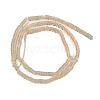 Electroplate Glass Beads Strands GLAA-B023-01A-01-2