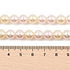 Baking Painted Pearlized Glass Pearl Round Bead Strands PEAR-H019-02C-07-2