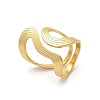 304 Stainless Steel Cuff Rings RJEW-C124-06C-G-4