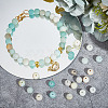  Natural Frosted Flower Amazonite Round Beads G-NB0005-34A-4