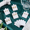PVC Earring Organizer Display Stands for Jewelry Display Rack EDIS-WH0011-06D-4