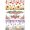 3 Sheets 3 Styles PVC Waterproof Decorative Stickers DIY-WH0404-068-1