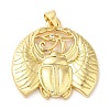 Brass with Cubic Zirconia Pendants KK-K332-29G-1