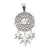 201 Stainless Steel Pendants STAS-Q341-20B-P-1