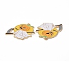 Halloween Theme Alloy Enamel Pendants FIND-E024-04LG-3