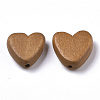 Painted Natural Wood Beads WOOD-R265-08E-2