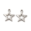 Non-Tarnish 304 Stainless Steel Charms X-STAS-M089-57P-1