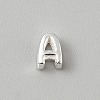 925 Sterling Silver Hollow Initial Beads STER-TAC0010-01S-A-1