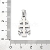 304 Stainless Steel Pendants STAS-U043-17P-3