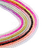  10 Strands 10 Colors Transparent Gradient Color Glass Beads Strands GLAA-TA0001-56-9