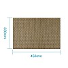 PVC Non-Slip Imitation Rattan Insulation Pad AJEW-TA0015-03C-11