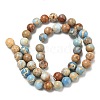 Natural Imperial Jasper Beads Strands G-I122-8mm-13-5