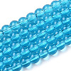 Transparent Glass Beads Strands X-GLAA-T032-T4mm-06-1