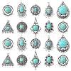 20Pcs 10 Styles Tibetan Style Alloy Chandelier Component Links FIND-CJ0002-36-1