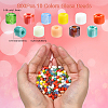 800Pcs 10 Colors Glass Beads GLAA-CJ0001-72-2