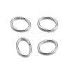 Tarnish Resistant 304 Stainless Steel Open Jump Rings X-STAS-F221-40P-G-2