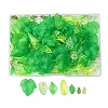 210Pcs 7 Styles Transparent Acrylic Pendants TACR-FP0001-07-1