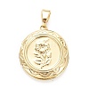 Brass Locket Pendants X-KK-P199-07G-2