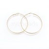 304 Stainless Steel Big Hoop Earrings EJEW-P162-01G-01-1