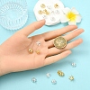 20Pcs 2 Colors Brass Bead Cap Pendant Bails KK-YW0003-45-5