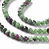 Natural Ruby in Zoisite Beads Strands G-S362-109B-3