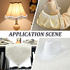 2 Yards Plastic Imitation Pearl & Polyester Beaded Trim Garland Strand OCOR-CY0004-08-5