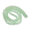 Spray Painted Glass Round Bead Strands DGLA-Q015-8mm-22-4