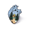 Anatomical Heart Enamel Pin JEWB-A005-09-01-1