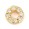 Rack Plating Brass Micro Pave Cubic Zirconia Cabochons KK-F874-04G-O-1