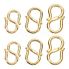 6Pcs 3 Styles 925 Sterling Silver S-Hook Clasps FIND-PH0018-34-1