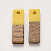 Resin & Walnut Wood Pendants RESI-S358-B-79R-2