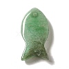 Natural Green Aventurine Pendants X-G-G932-B15-3