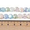 Electroplate Glass Beads Strands X-EGLA-G039-05A-01-4