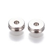 Non-Tarnish 201 Stainless Steel Grooved Spacer Beads X-STAS-P239-05P-1