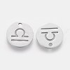 Non-Tarnish 304 Stainless Steel Charms STAS-Q201-T095-7-2