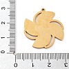 304 Stainless Steel Enamel Pendants STAS-M076-06G-3