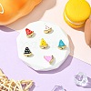 6Pcs 6 Colors Rack Plating Brass Beads KK-CJ0002-60-5