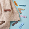 Microfiber Leather Labels DIY-TA0003-15-8