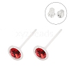 Hypoallergenic Bioceramics Zirconia Ceramic Stud Earrings EJEW-C111-04C-1