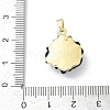 UV Plating Brass Pendants KK-R213-15G-05-3