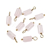 Natural White Jade Cloumn Pendants STAS-H221-04G-05-1