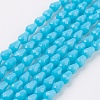 Imitation Jade Glass Beads Strands GLAA-A036-A13-2