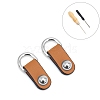 Alloy & PU Leather Suspension Clasps PW-WG1410A-04-1