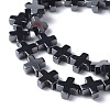 Non-Magnetic Synthetic Hematite Beads Strands X-G-G096-10x10x4mm-3