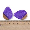 Resin & Wood Pendants WOOD-F015-07G-3