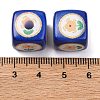 Printed Opaque Acrylic Beads LS-SACR-A009-01G-3