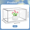 2Pcs PET Plastic Action Figure Display Cases ODIS-AR0001-15-2