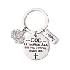 Alloy 201 Stainless Steel Pendants Keychain KEYC-JKC00840-1