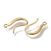 Brass Earring Hooks KK-H502-17G-2