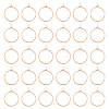 40Pcs 316L Surgical Stainless Steel Hoop Earring Findings STAS-UN0053-41RG-1